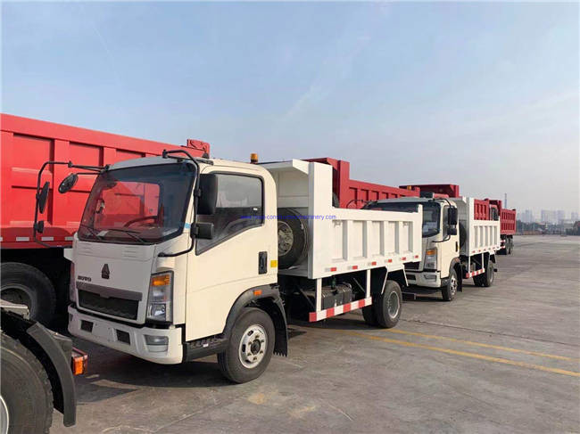 último caso de la compañía sobre MANUAL DEL TRANSPORTISTA 2 unidades HOWO 5 Ton Light Duty Dump Trucks